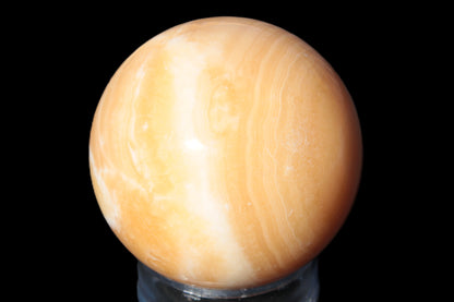 Honey Calcite sphere 64/65mm 346-371g Rocks and Things