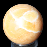 Honey Calcite sphere 64/65mm 346-371g Rocks and Things