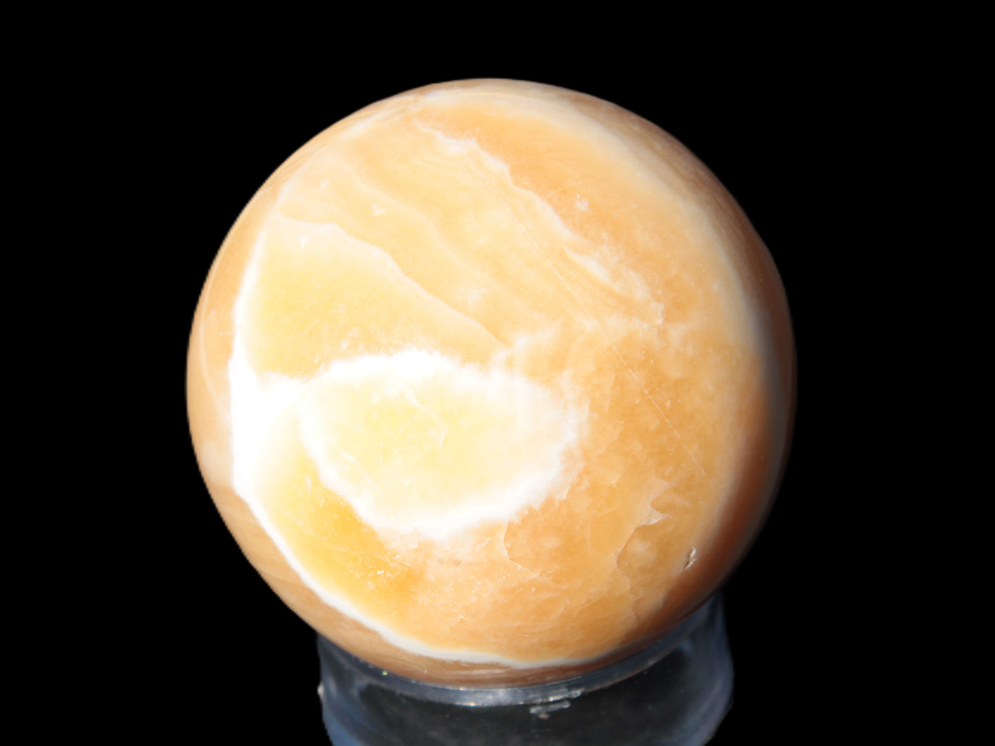 Honey Calcite sphere 64/65mm 346-371g Rocks and Things