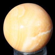 Honey Calcite sphere 64/65mm 346-371g Rocks and Things