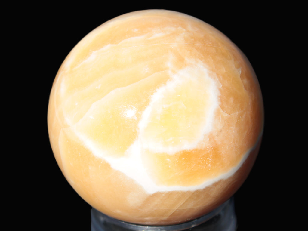 Honey Calcite sphere 64/65mm 346-371g Rocks and Things