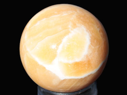 Honey Calcite sphere 64/65mm 346-371g Rocks and Things