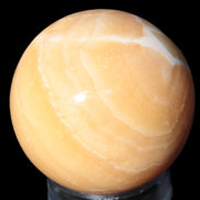 Honey Calcite sphere 64/65mm 346-371g Rocks and Things