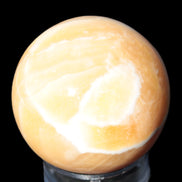 Honey Calcite sphere 64/65mm 346-371g Rocks and Things