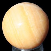 Honey Calcite sphere 64/65mm 346-371g Rocks and Things
