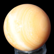 Honey Calcite sphere 64/65mm 346-371g Rocks and Things