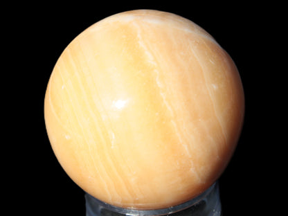 Honey Calcite sphere 64/65mm 346-371g Rocks and Things