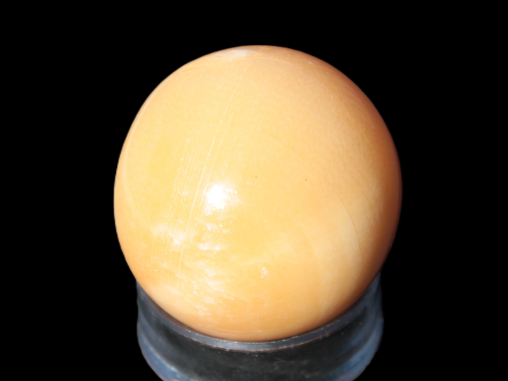 Honey Calcite sphere 53mm 187g Rocks and Things