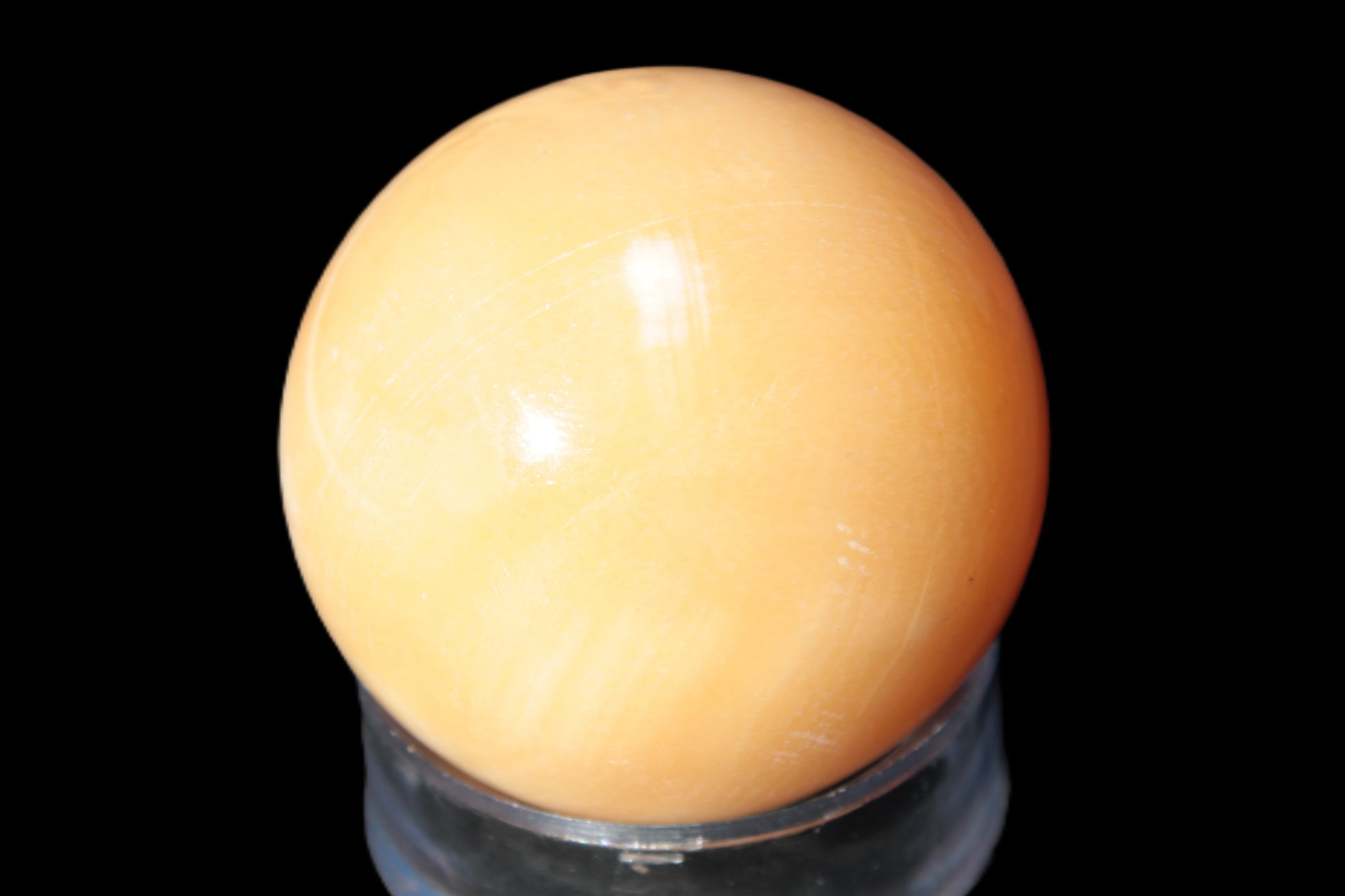 Honey Calcite sphere 53mm 187g Rocks and Things