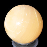 Topaz Honey Calcite sphere 63mm 341g Rocks and Things