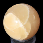 Topaz Honey Calcite sphere 63mm 341g Rocks and Things