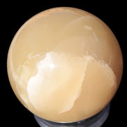 Topaz Honey Calcite sphere 63mm 341g Rocks and Things