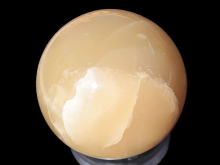 Topaz Honey Calcite sphere 63mm 341g Rocks and Things
