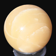 Topaz Honey Calcite sphere 63mm 341g Rocks and Things