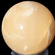 Topaz Honey Calcite sphere 63mm 341g Rocks and Things