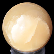 Topaz Honey Calcite sphere 63mm 341g Rocks and Things