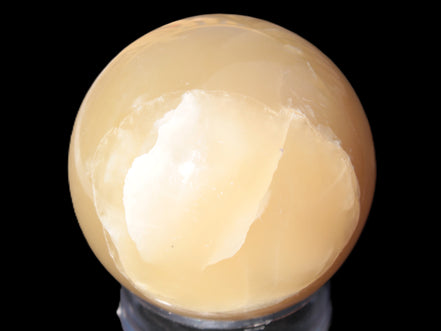 Topaz Honey Calcite sphere 63mm 341g Rocks and Things