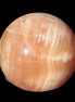 Honey Calcite sphere 48mm 175g in sunshine - Rocks and Things Store