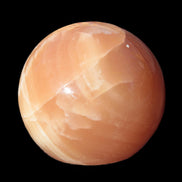 Honey Calcite sphere 48mm 175g in sunshine - Rocks and Things Store