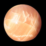Honey Calcite sphere 48mm 175g in sunshine - Rocks and Things Store