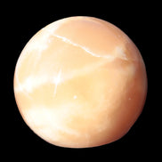 Honey Calcite sphere 48mm 175g in sunshine - Rocks and Things Store