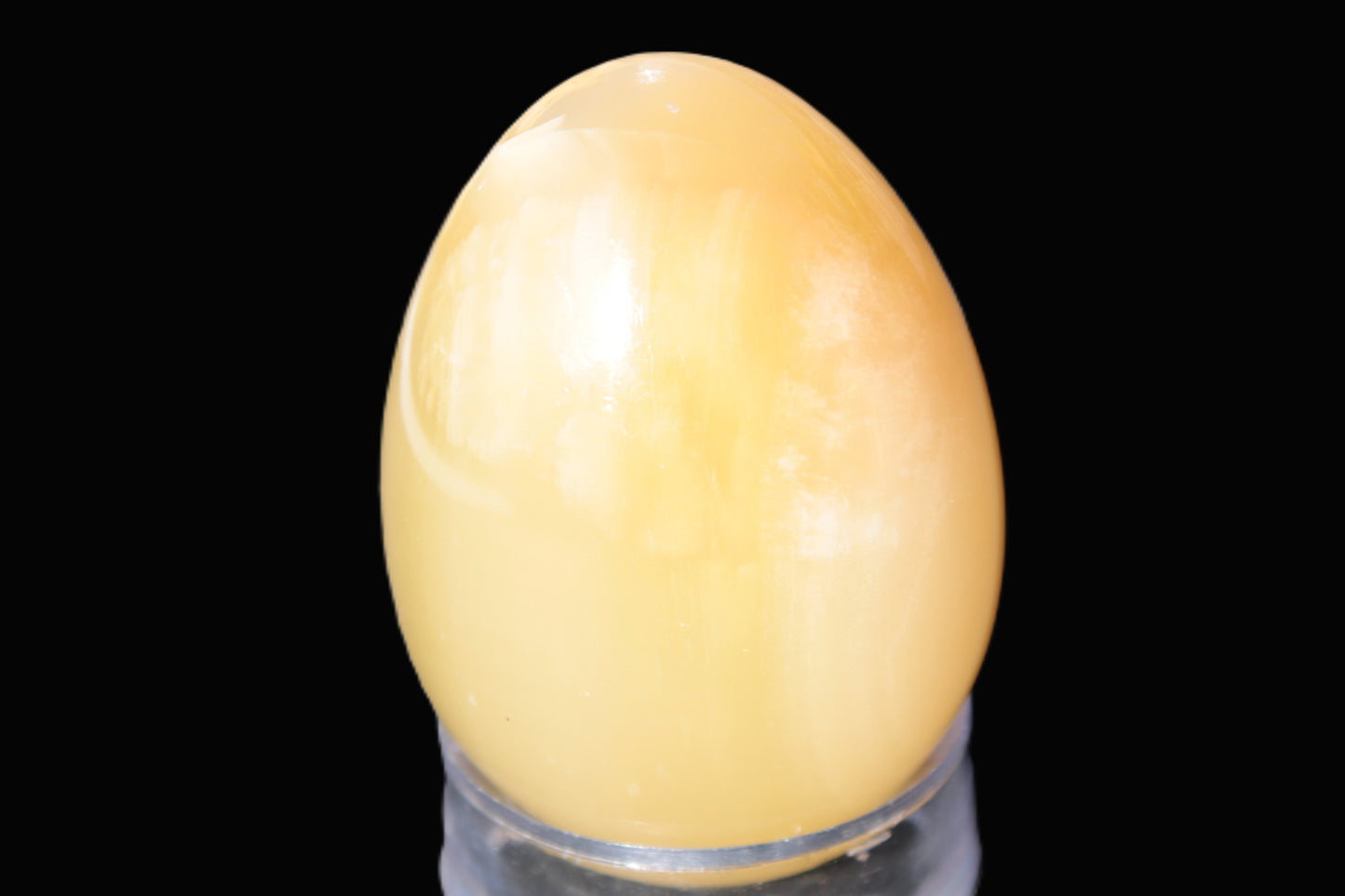 Honey Calcite Egg 47*72mm 252.4g Rocks and Things