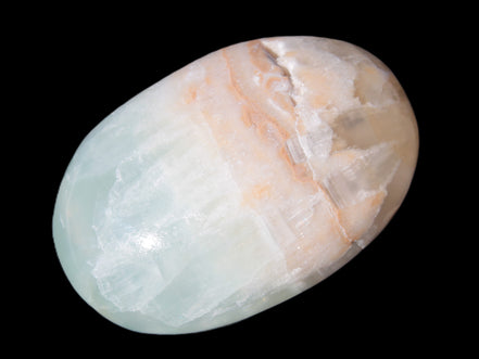 Pistachio Calcite palmstone 64-72mm  121-168g Rocks and Things