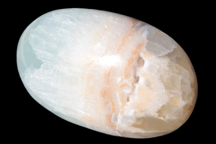 Pistachio Calcite palmstone 64-72mm  121-168g Rocks and Things