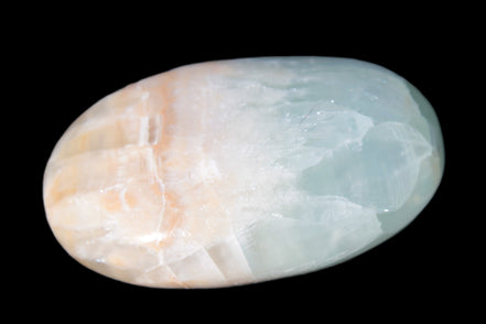 Pistachio Calcite palmstone 64-72mm  121-168g Rocks and Things