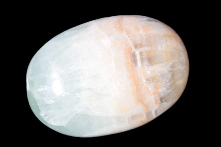 Pistachio Calcite palmstone 64-72mm  121-168g Rocks and Things