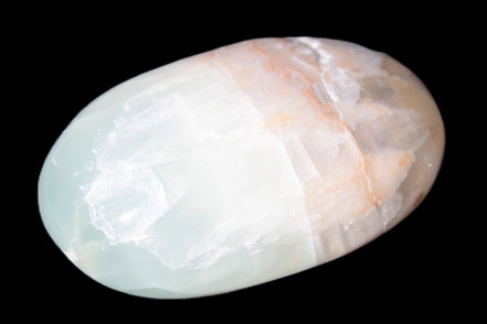 Pistachio Calcite palmstone 64-72mm  121-168g Rocks and Things