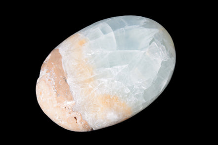 Pistachio Calcite palmstone 64-72mm  121-168g Rocks and Things