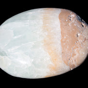 Pistachio Calcite palmstone 64-72mm  121-168g Rocks and Things