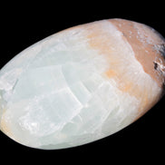 Pistachio Calcite palmstone 64-72mm  121-168g Rocks and Things