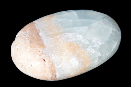 Pistachio Calcite palmstone 64-72mm  121-168g Rocks and Things