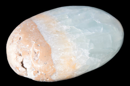 Pistachio Calcite palmstone 64-72mm  121-168g Rocks and Things