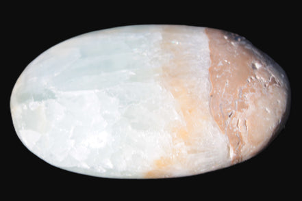 Pistachio Calcite palmstone 64-72mm  121-168g Rocks and Things