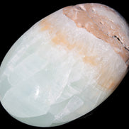 Pistachio Calcite palmstone 64-72mm  121-168g Rocks and Things