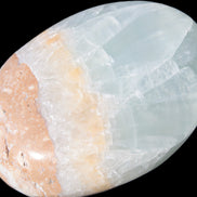 Pistachio Calcite palmstone 64-72mm  121-168g Rocks and Things