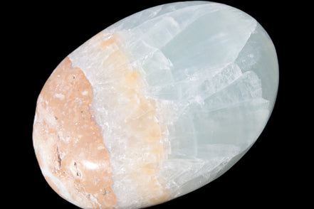 Pistachio Calcite palmstone 64-72mm  121-168g Rocks and Things