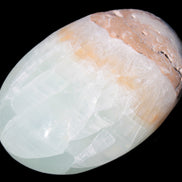 Pistachio Calcite palmstone 64-72mm  121-168g Rocks and Things