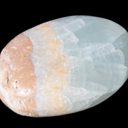 Pistachio Calcite palmstone 64-72mm  121-168g Rocks and Things