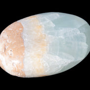 Pistachio Calcite palmstone 64-72mm  121-168g Rocks and Things