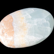 Pistachio Calcite palmstone 64-72mm  121-168g Rocks and Things