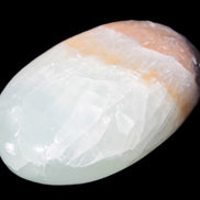 Pistachio Calcite palmstone 64-72mm  121-168g Rocks and Things