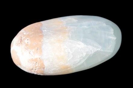 Pistachio Calcite palmstone 64-72mm  121-168g Rocks and Things