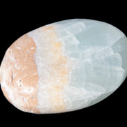 Pistachio Calcite palmstone 64-72mm  121-168g Rocks and Things