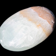 Pistachio Calcite palmstone 64-72mm  121-168g Rocks and Things