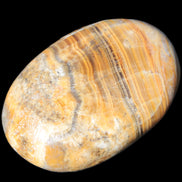 BumbleBee Calcite palm stone 64-70mm 108-130g Rocks and Things