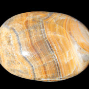 BumbleBee Calcite palm stone 64-70mm 108-130g Rocks and Things